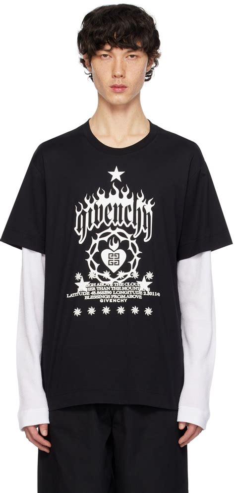 givenchy black long sleeve|Givenchy t.